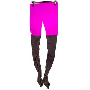 Alo Pink and Gray Goddess Leggings Size S